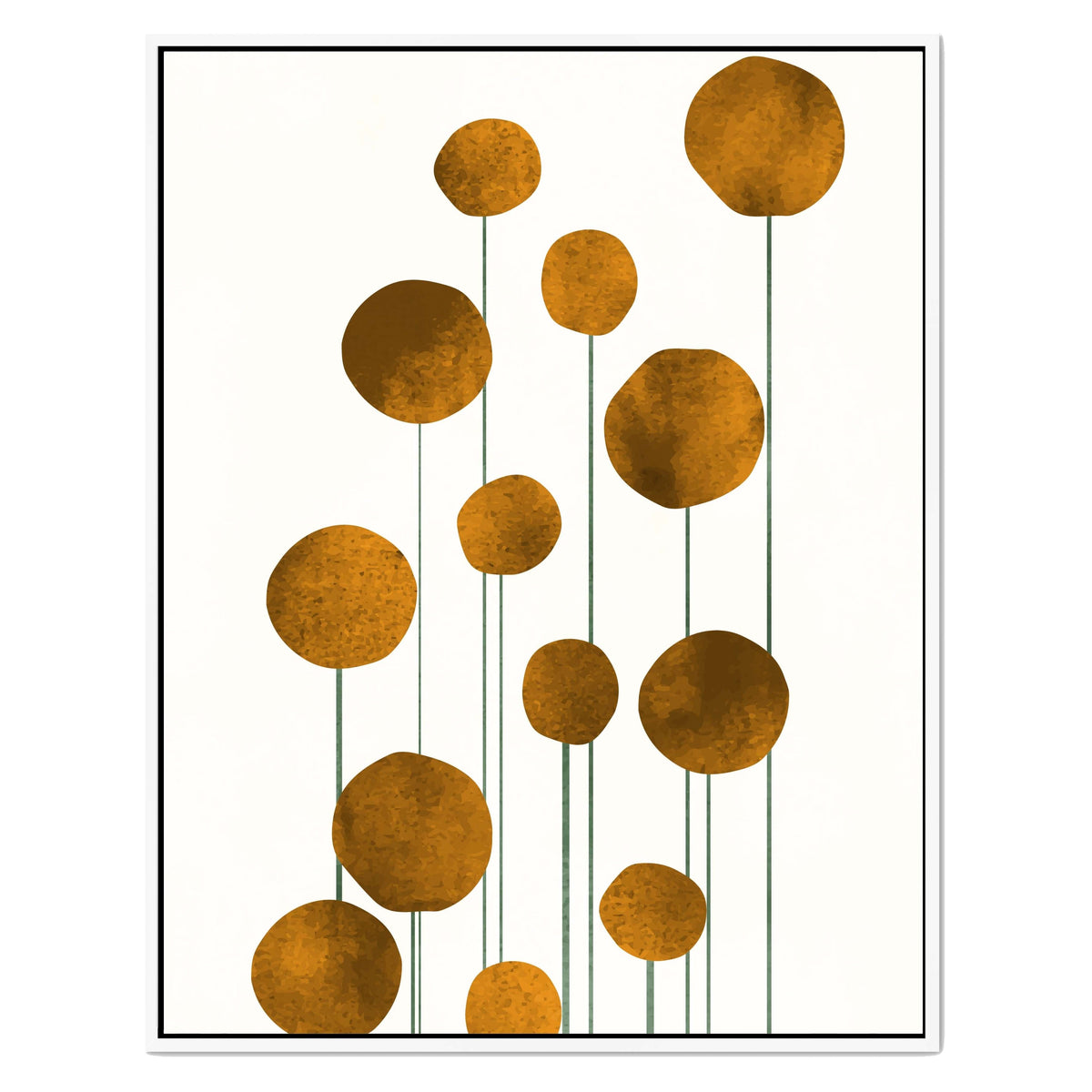 Rowan Loop Floral Canvas Wall Art — gallery image 49