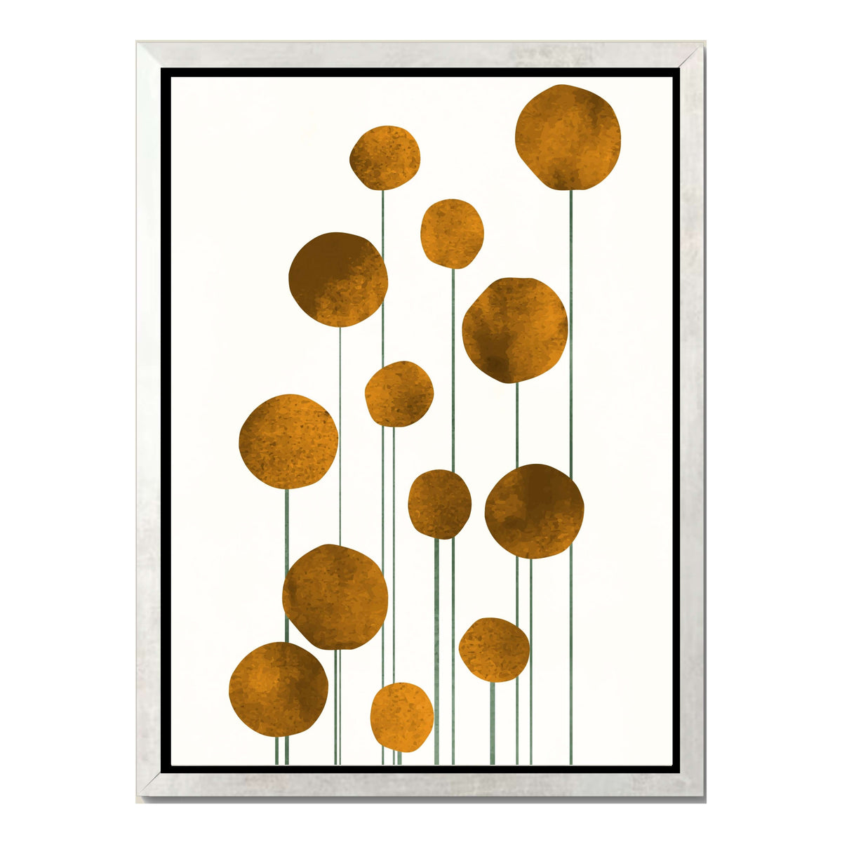 Rowan Loop Floral Canvas Wall Art — gallery image 45