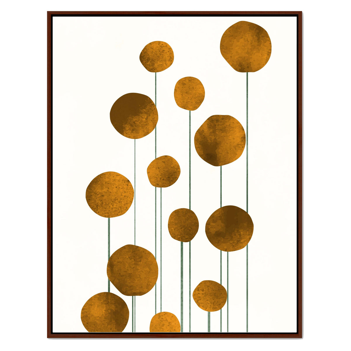 Rowan Loop Floral Canvas Wall Art — gallery image 31