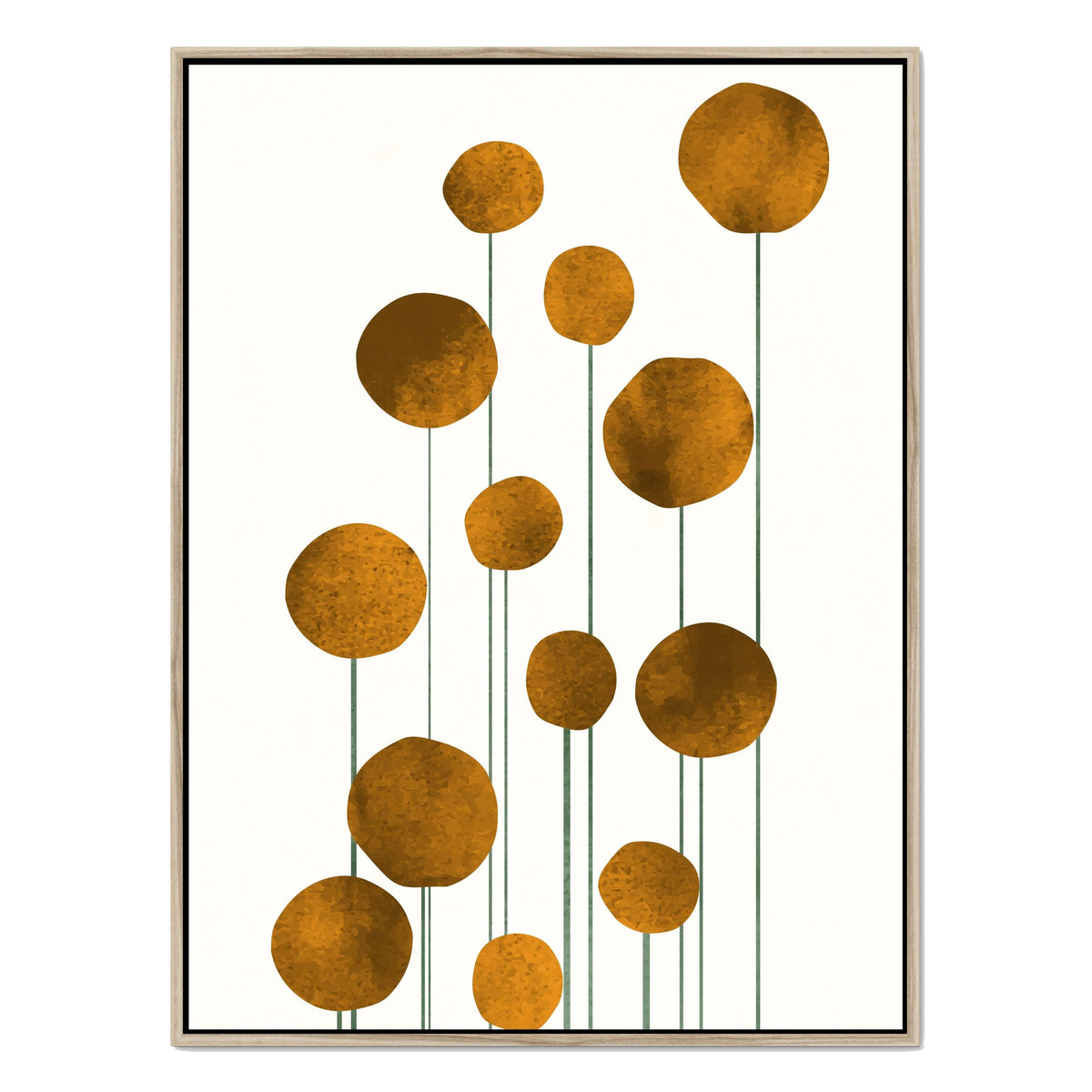 Rowan Loop Floral Canvas Wall Art — gallery image 42
