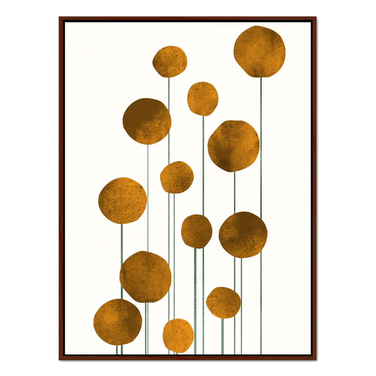 Rowan Loop Floral Canvas Wall Art — gallery image 35