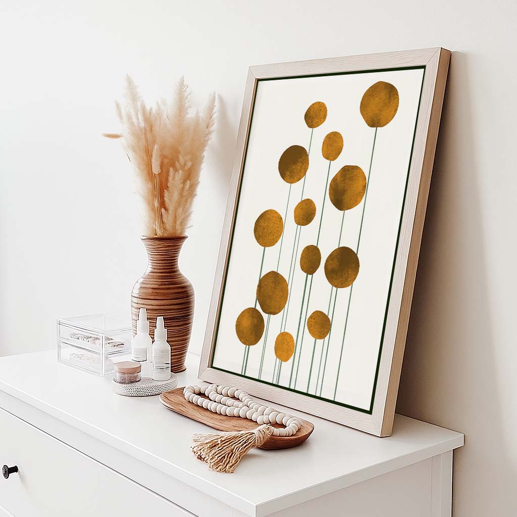 Rowan Loop Floral Canvas Wall Art — gallery image 4