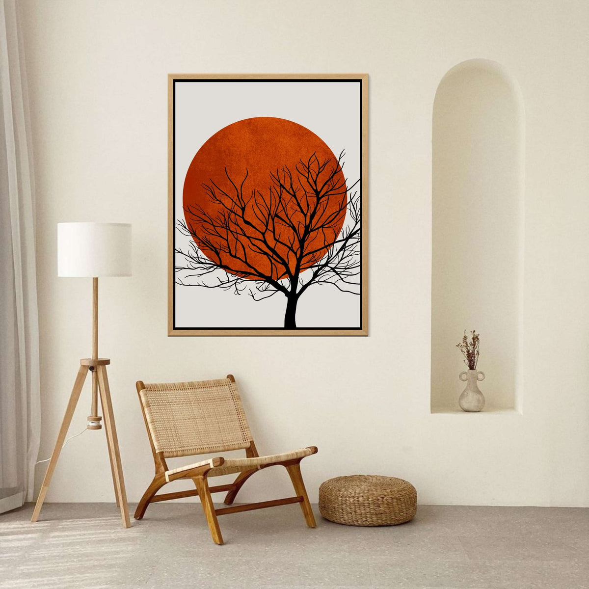 Redfern Curve Sun Canvas Wall Art — gallery image 2