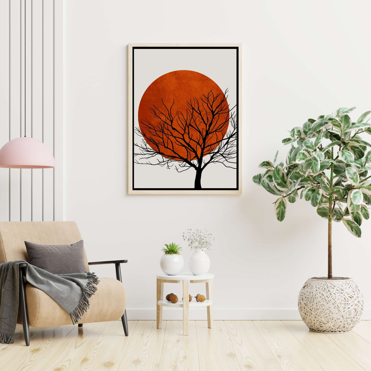 Redfern Curve Sun Canvas Wall Art — gallery image 6
