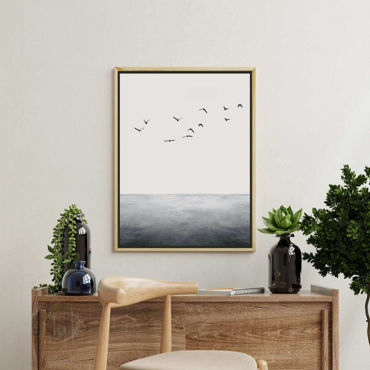 Kingsley Curve Bird Canvas Wall Art — gallery image 6