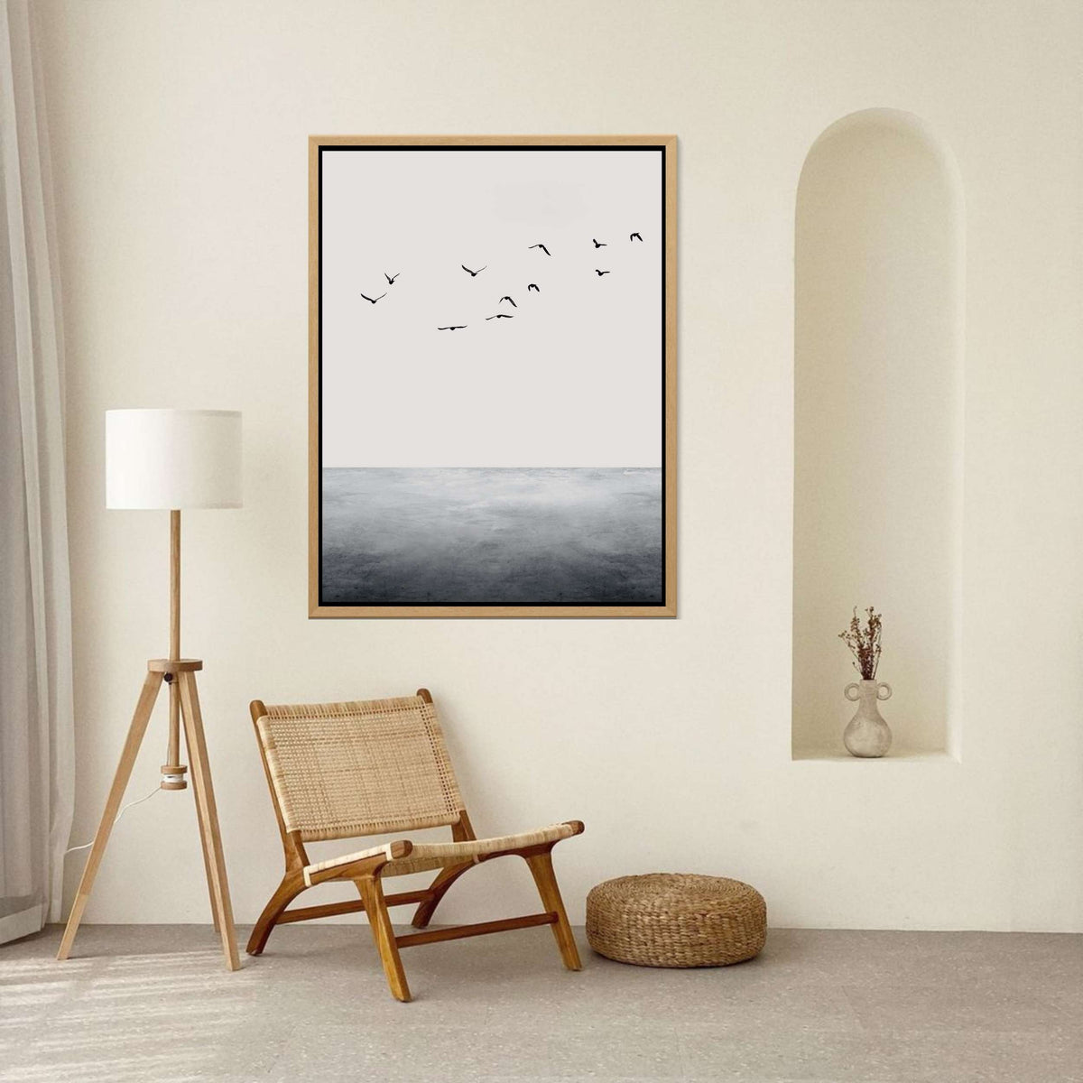 Kingsley Curve Bird Canvas Wall Art — gallery image 3