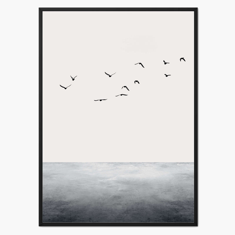 Kingsley Curve Bird Canvas Wall Art — gallery image 1