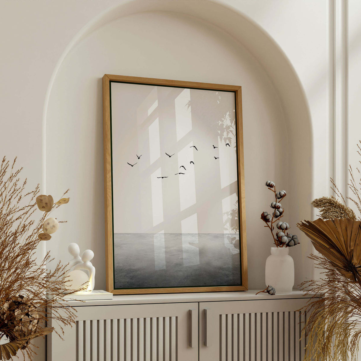 Kingsley Curve Bird Canvas Wall Art — gallery image 7