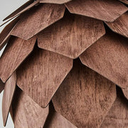 Juniper Loop Wood Petal Pendant Light — gallery image 7
