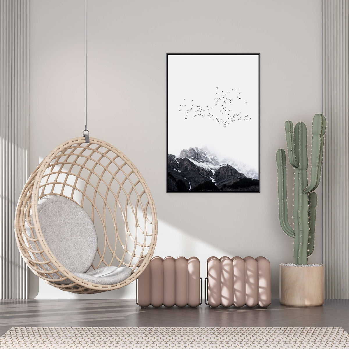 Riverton Curve Bird Canvas Wall Art — gallery image 3