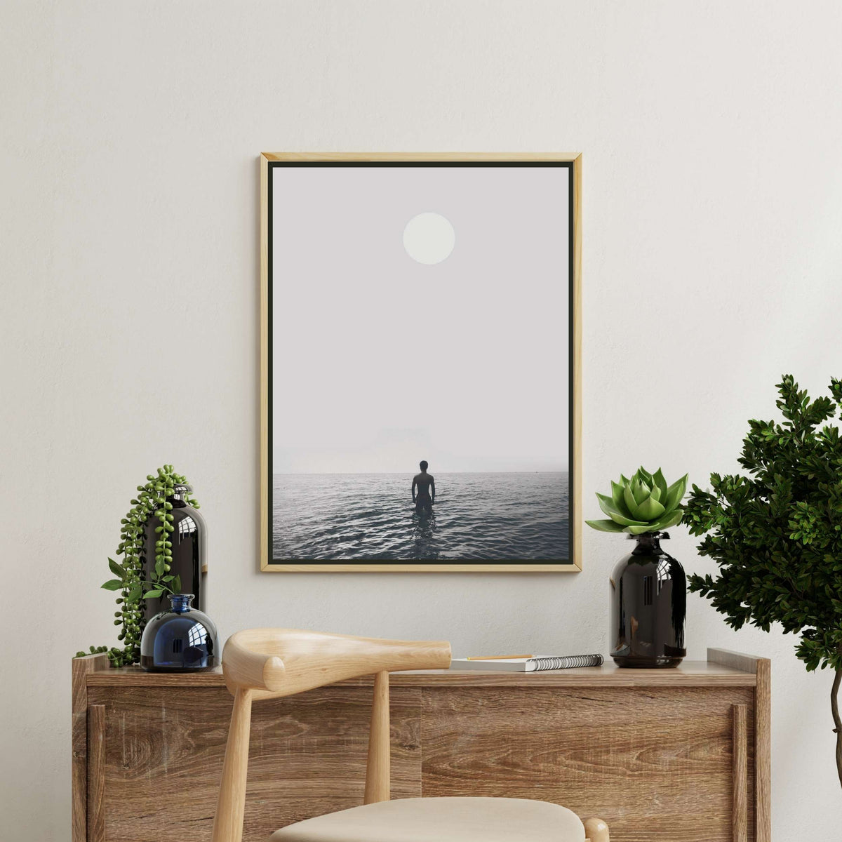 Fielding Curve Coastal Canvas Wall Art — gallery image 2