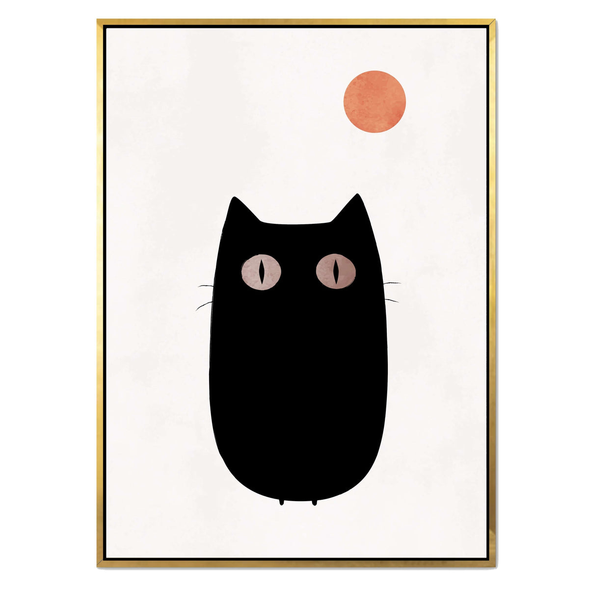 Brookfield Curve Cat Canvas Wall Art — gallery image 31