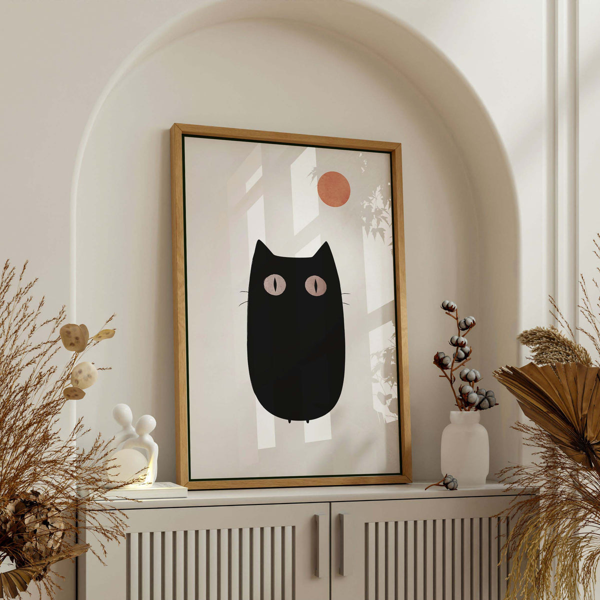 Brookfield Curve Cat Canvas Wall Art — gallery image 8
