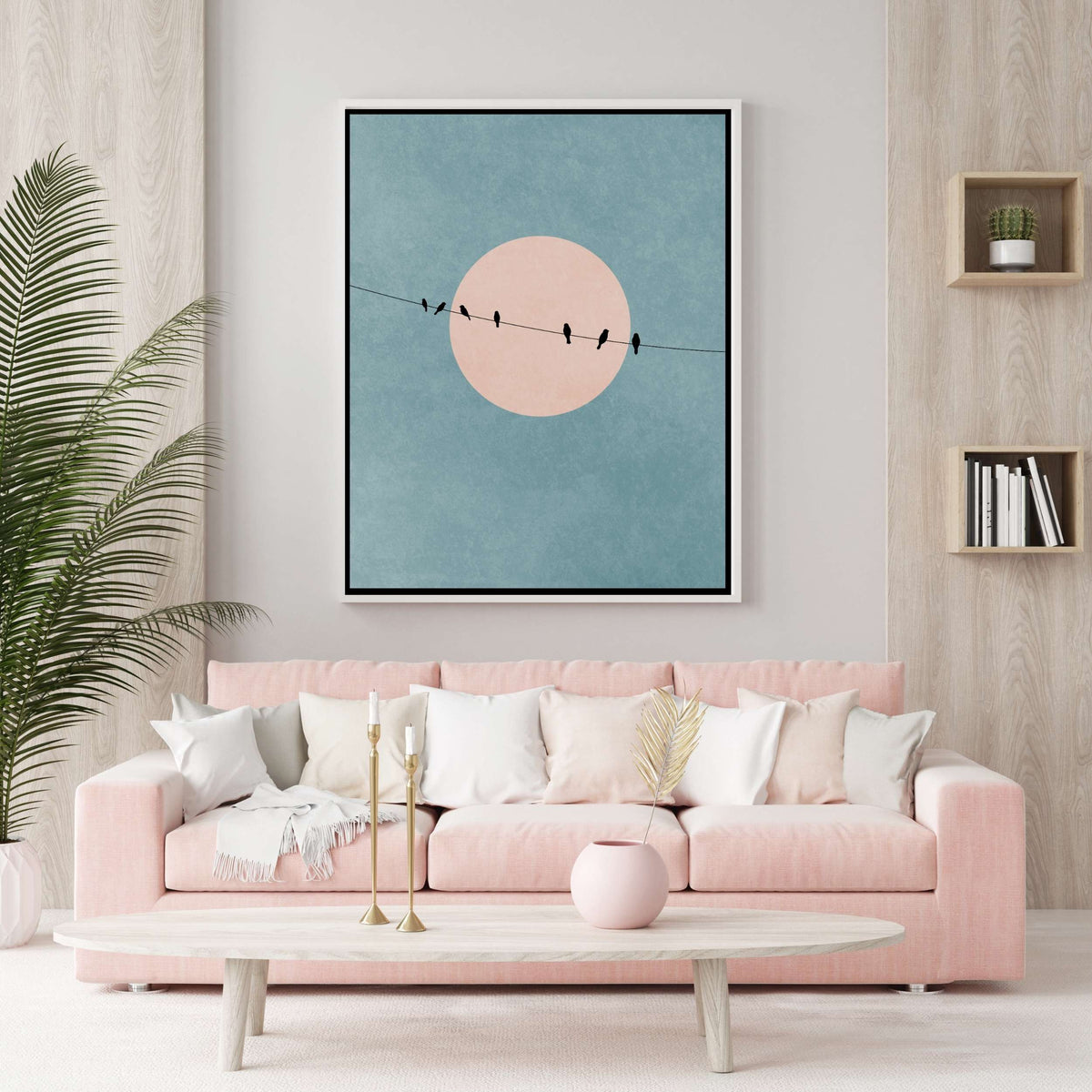 Wildwood Curve Bird Canvas Wall Art — gallery image 2
