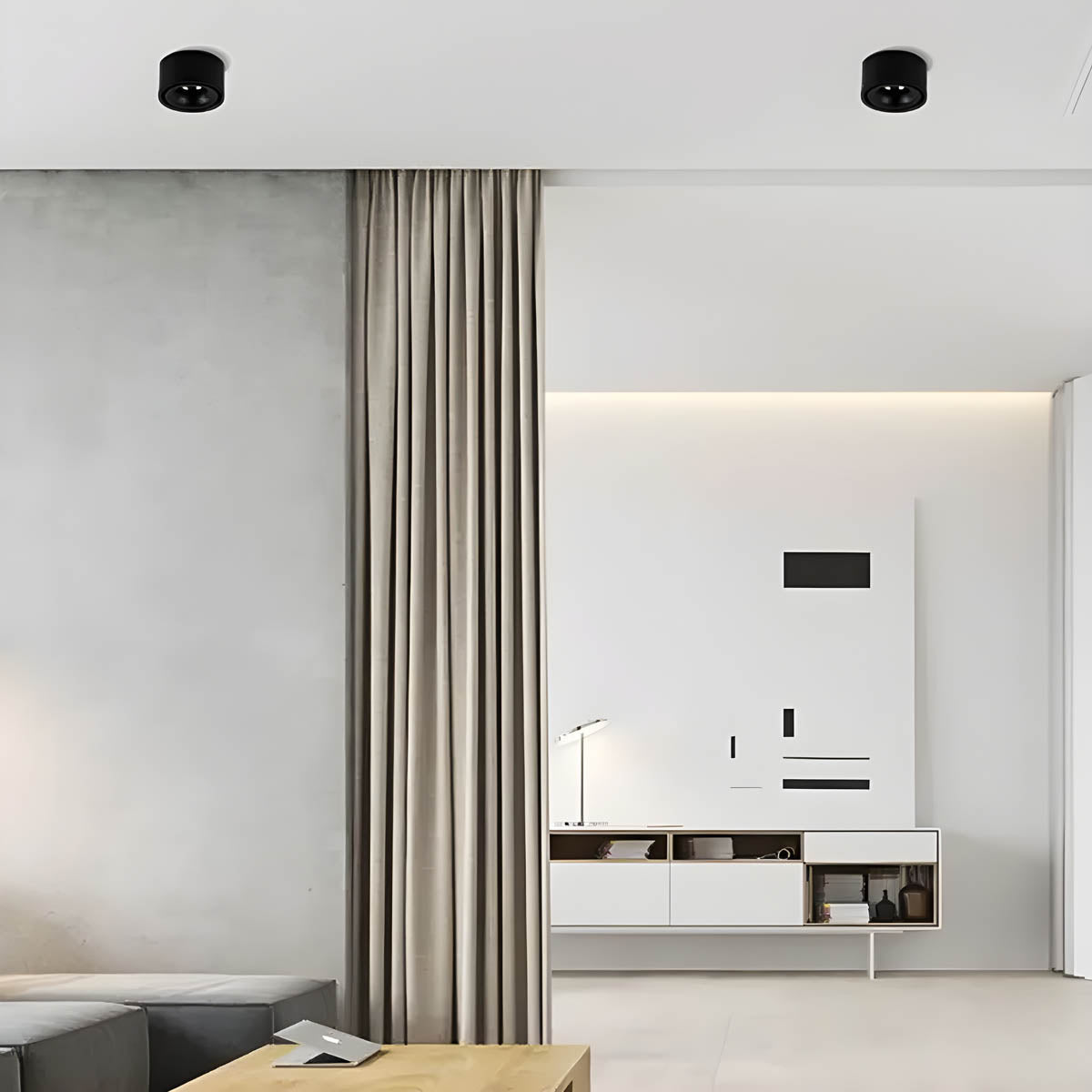 Wren Loop Aluminum Ceiling Light — gallery image 9