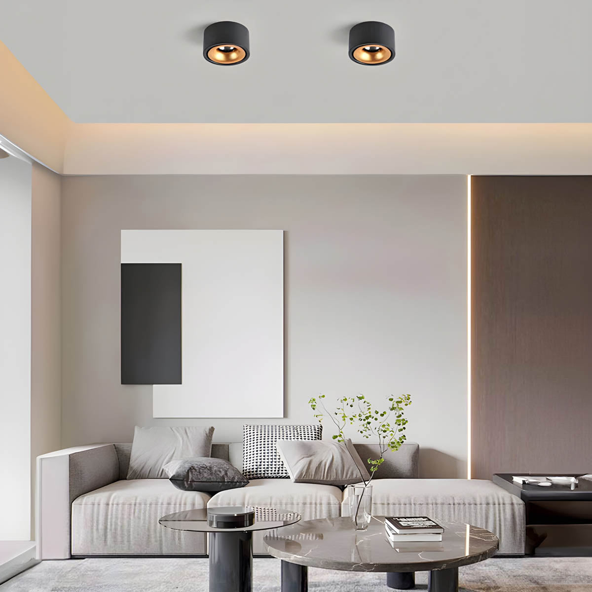 Wren Loop Aluminum Ceiling Light — gallery image 8
