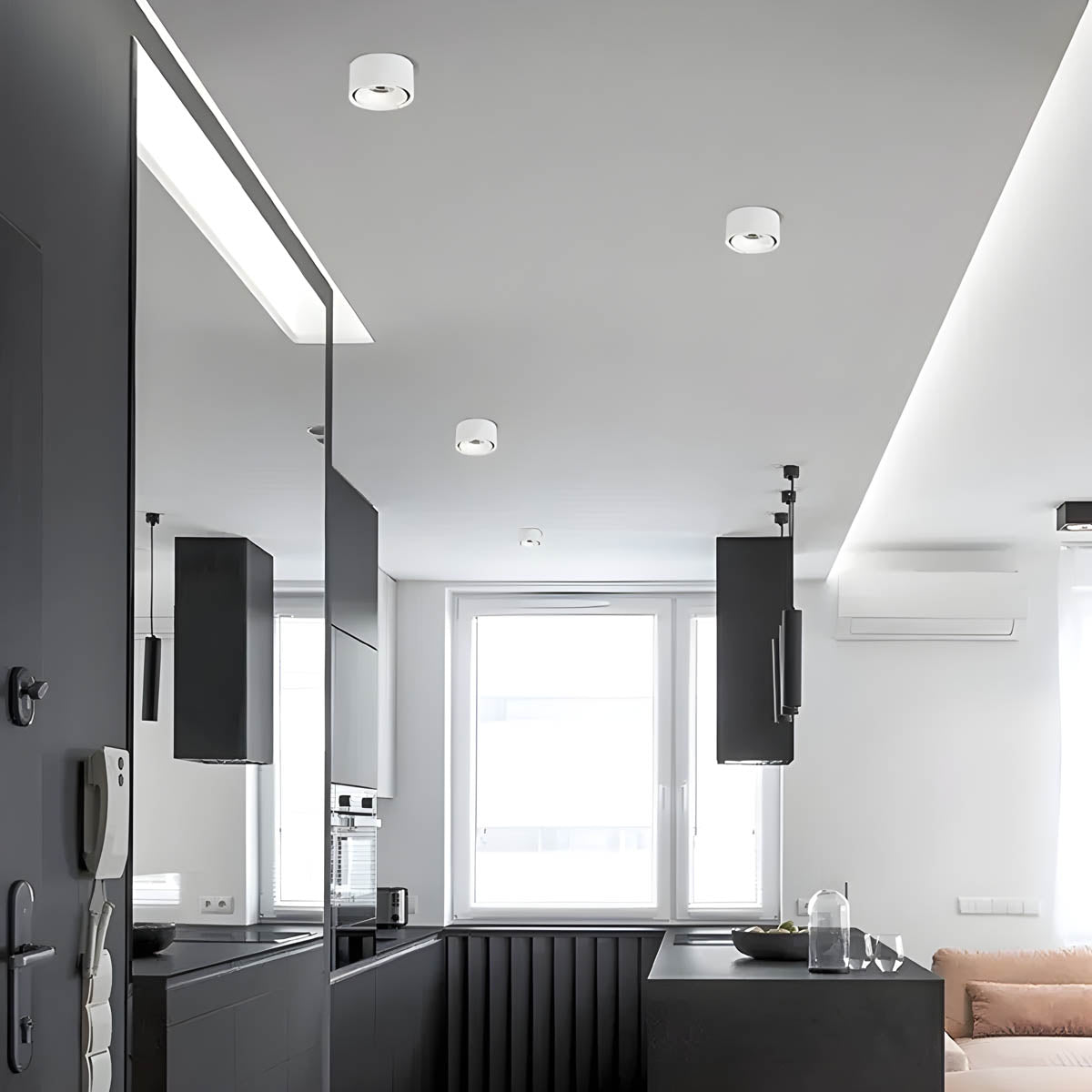 Wren Loop Aluminum Ceiling Light — gallery image 7