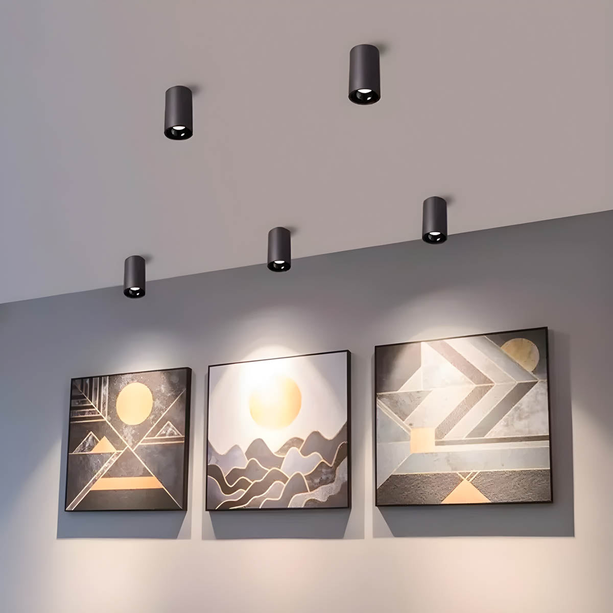Sorrel Loop Aluminum Ceiling Light — gallery image 7