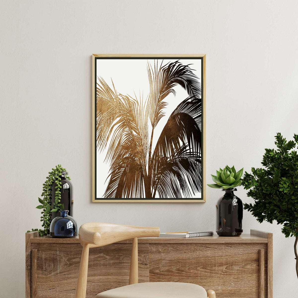 Eastmere Curve Botanical Canvas Wall Art — gallery image 5