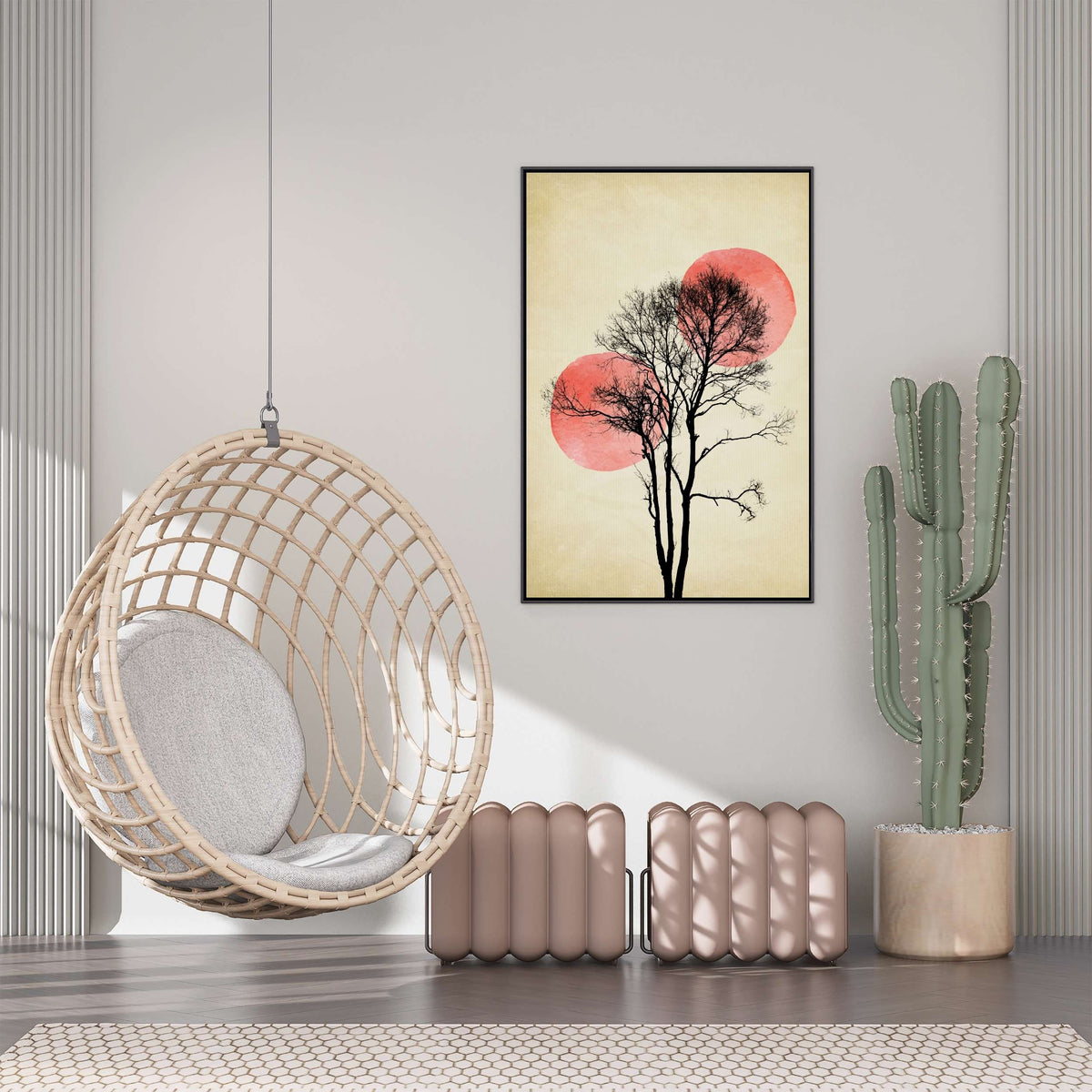 Highwood Curve Botanical Canvas Wall Art — gallery image 2