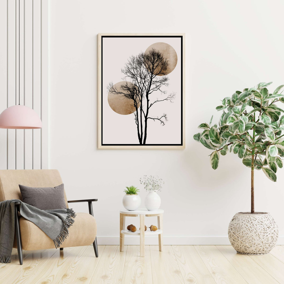 Northwick Curve Botanical Canvas Wall Art — gallery image 6