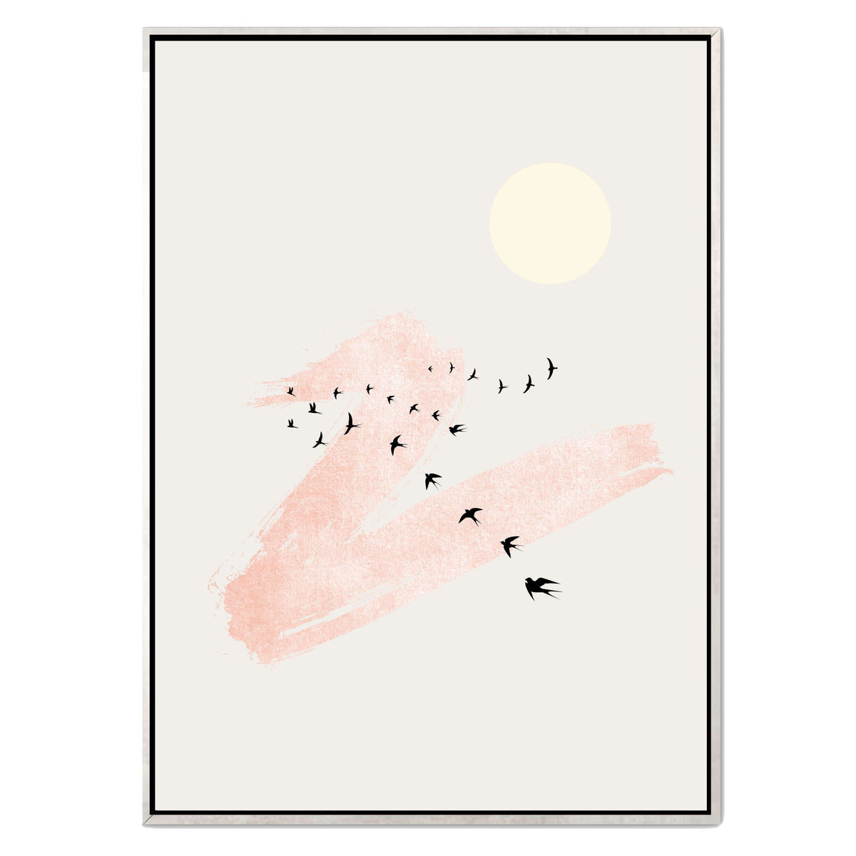 Westcott Curve Bird Canvas Wall Art — gallery image 43