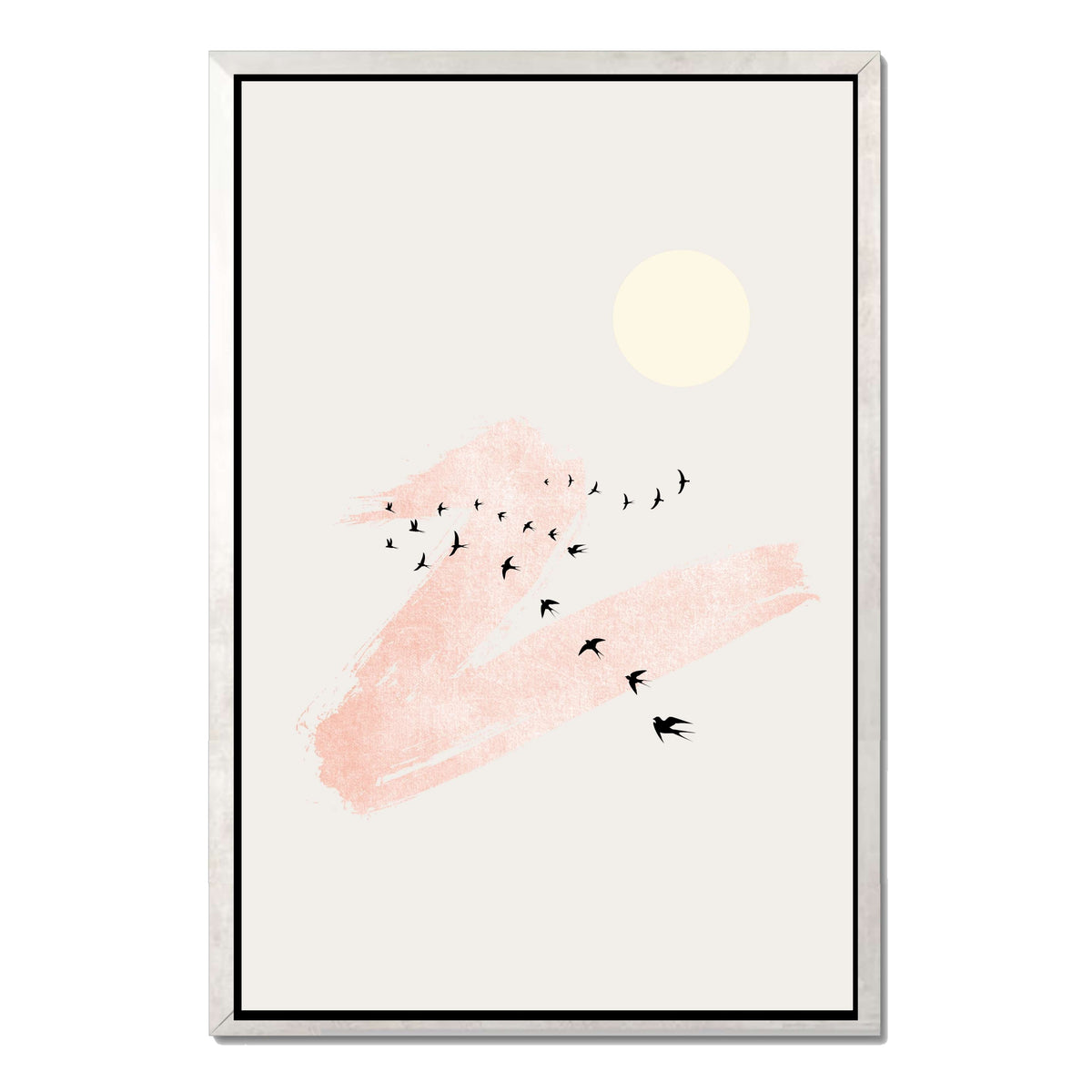 Westcott Curve Bird Canvas Wall Art — gallery image 45