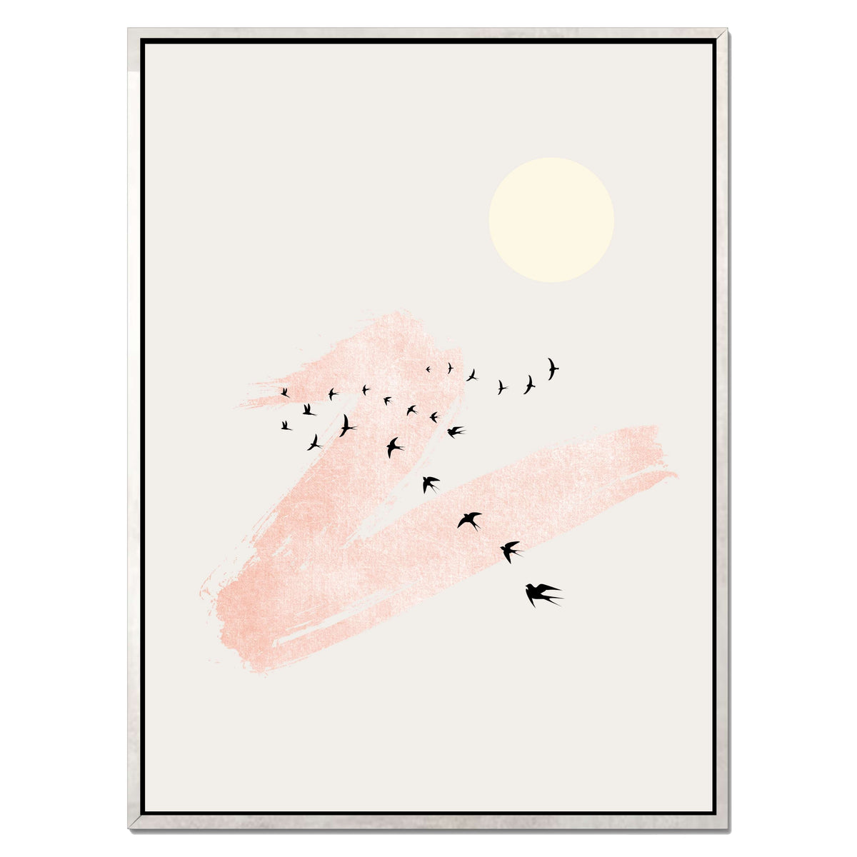 Westcott Curve Bird Canvas Wall Art — gallery image 46