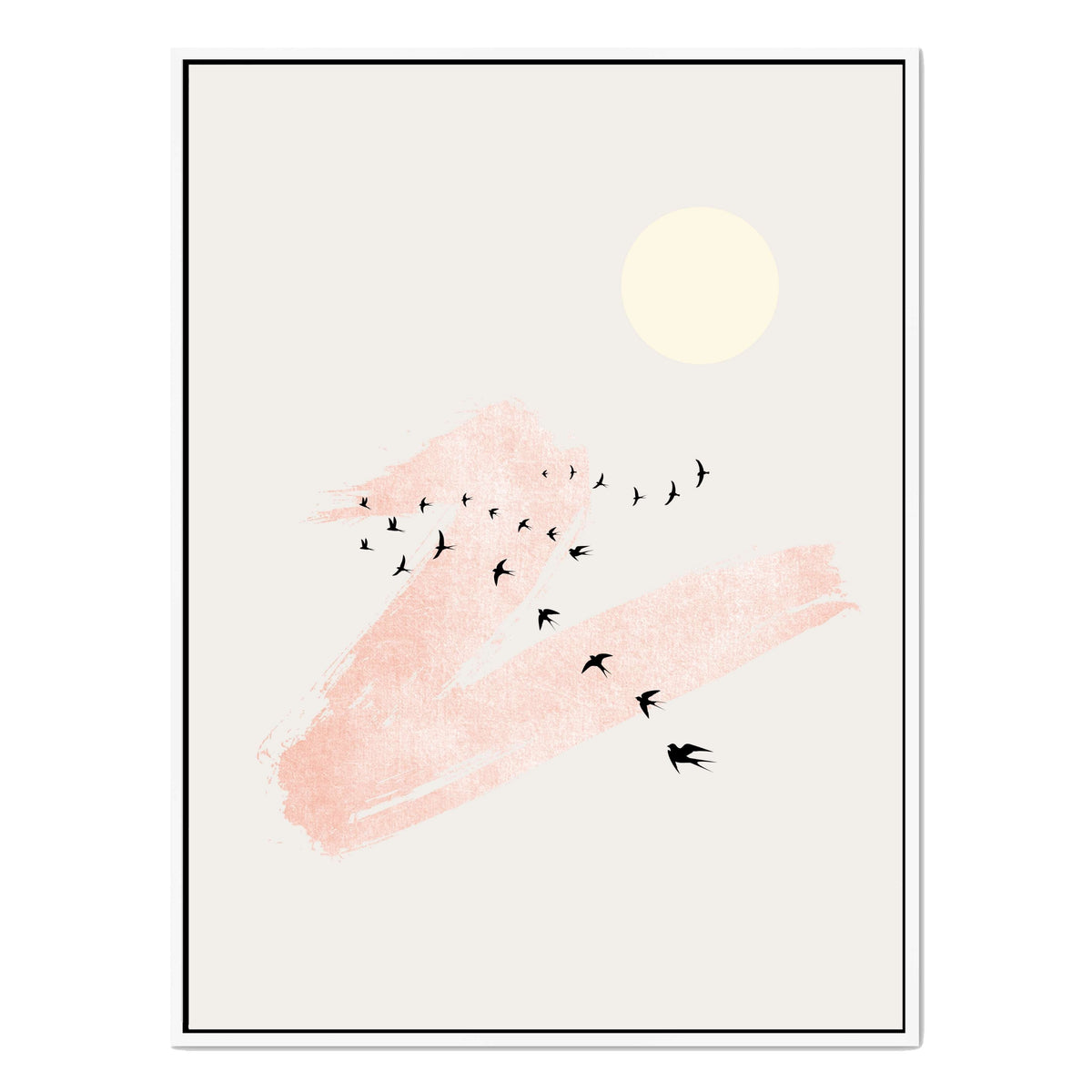 Westcott Curve Bird Canvas Wall Art — gallery image 53