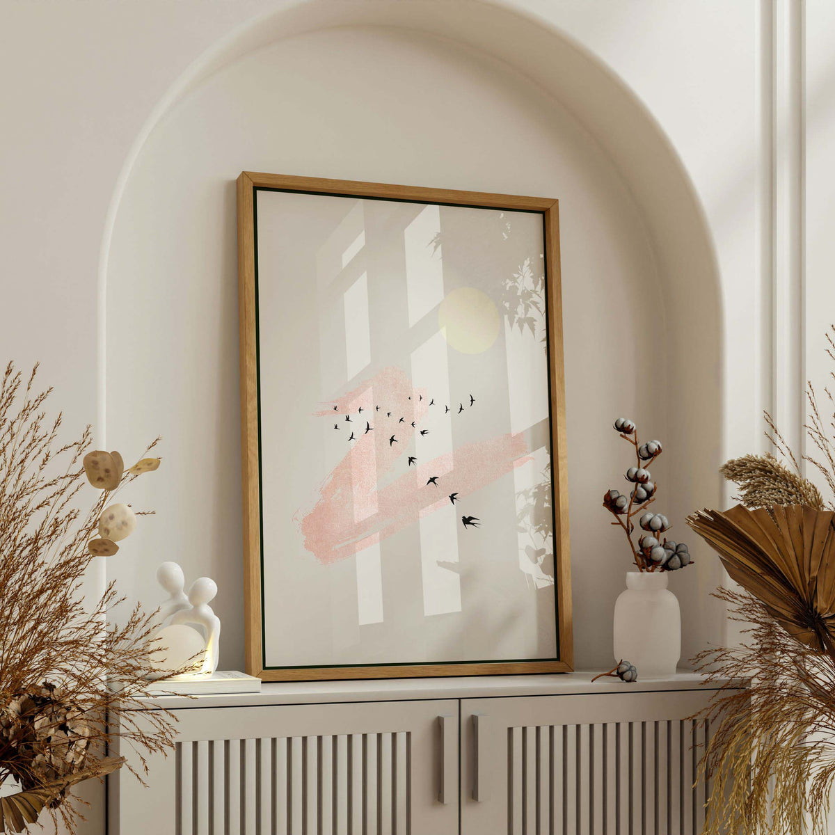 Westcott Curve Bird Canvas Wall Art — gallery image 2