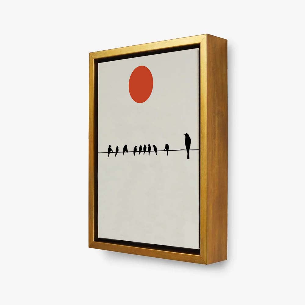 Alderwood Curve Bird Canvas Wall Art — gallery image 10