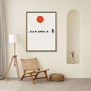 Alderwood Curve Bird Canvas Wall Art — gallery image 8