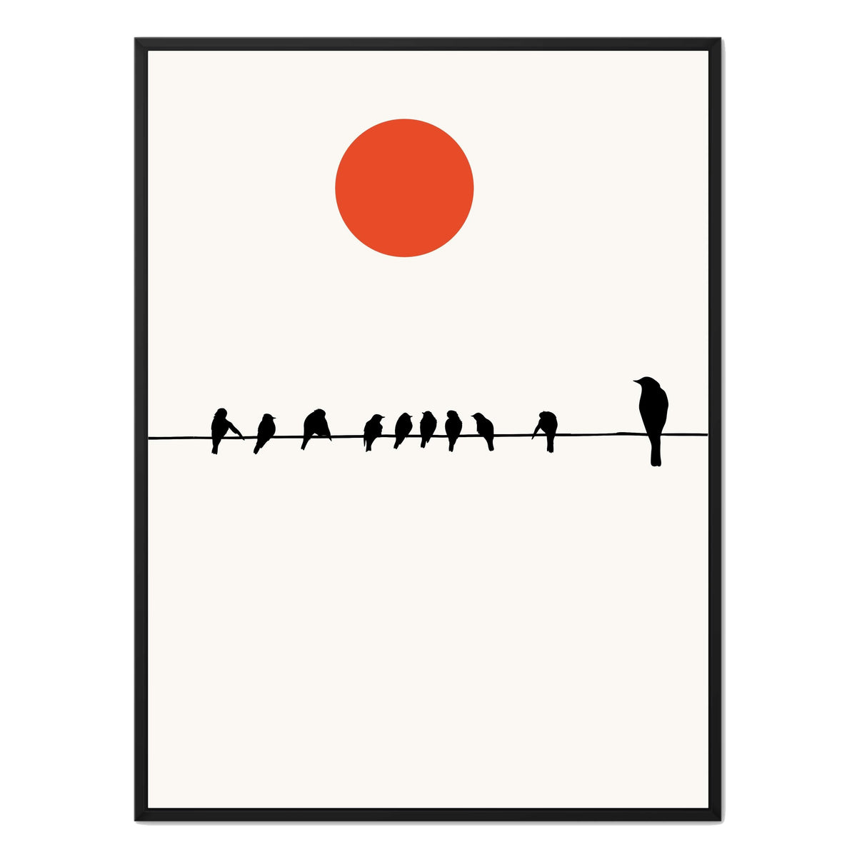 Alderwood Curve Bird Canvas Wall Art — gallery image 23
