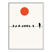 Alderwood Curve Bird Canvas Wall Art — gallery image 50