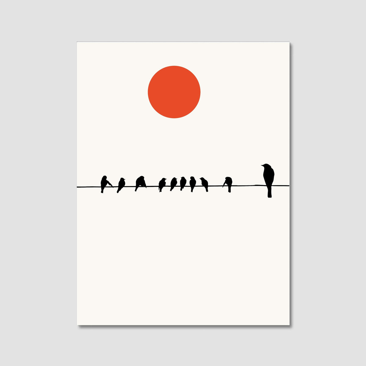 Alderwood Curve Bird Canvas Wall Art — gallery image 13