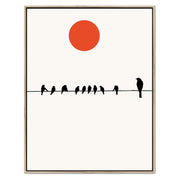 Alderwood Curve Bird Canvas Wall Art — gallery image 36