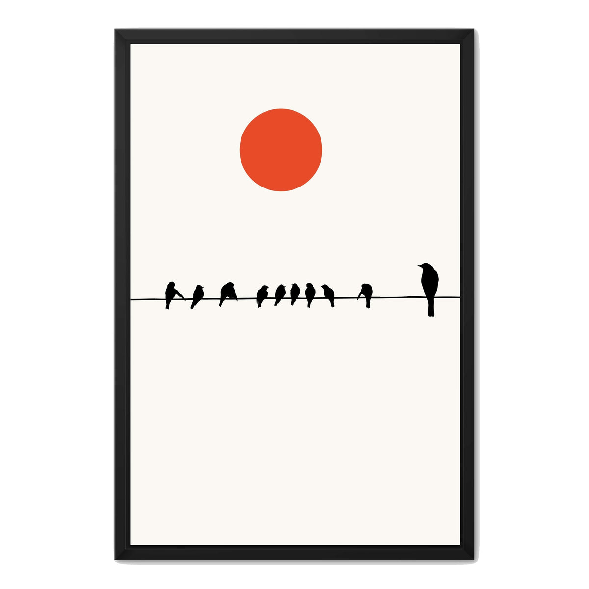 Alderwood Curve Bird Canvas Wall Art — gallery image 21