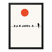 Alderwood Curve Bird Canvas Wall Art — gallery image 20