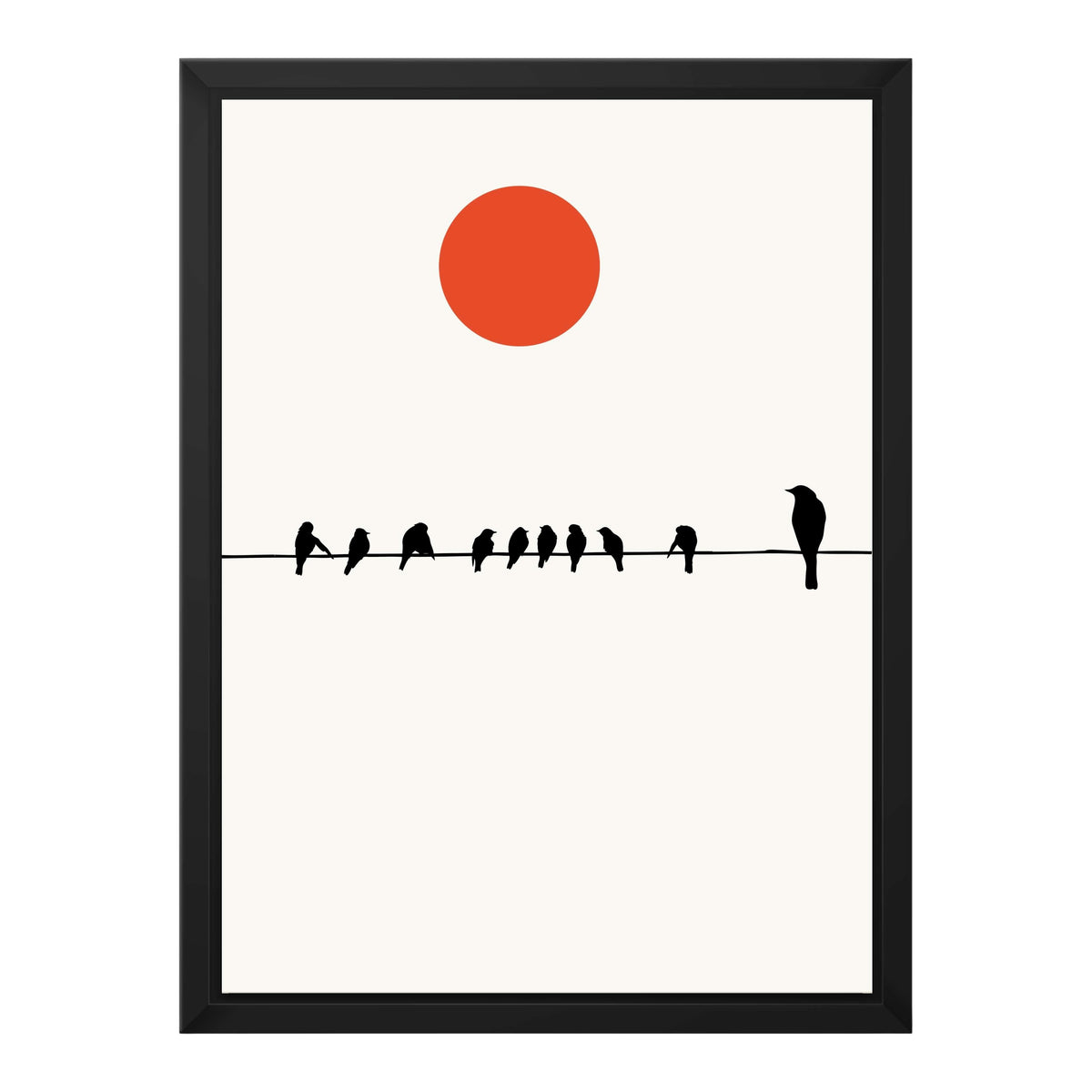 Alderwood Curve Bird Canvas Wall Art — gallery image 20