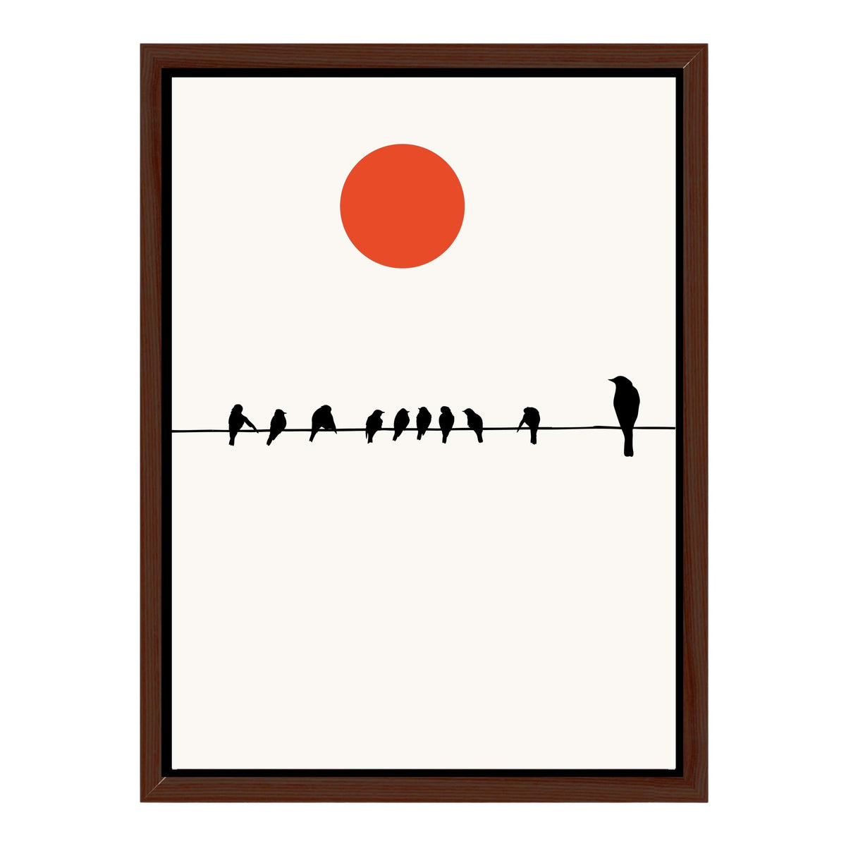 Alderwood Curve Bird Canvas Wall Art — gallery image 26