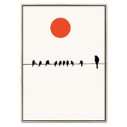 Alderwood Curve Bird Canvas Wall Art — gallery image 37