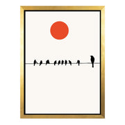 Alderwood Curve Bird Canvas Wall Art — gallery image 32