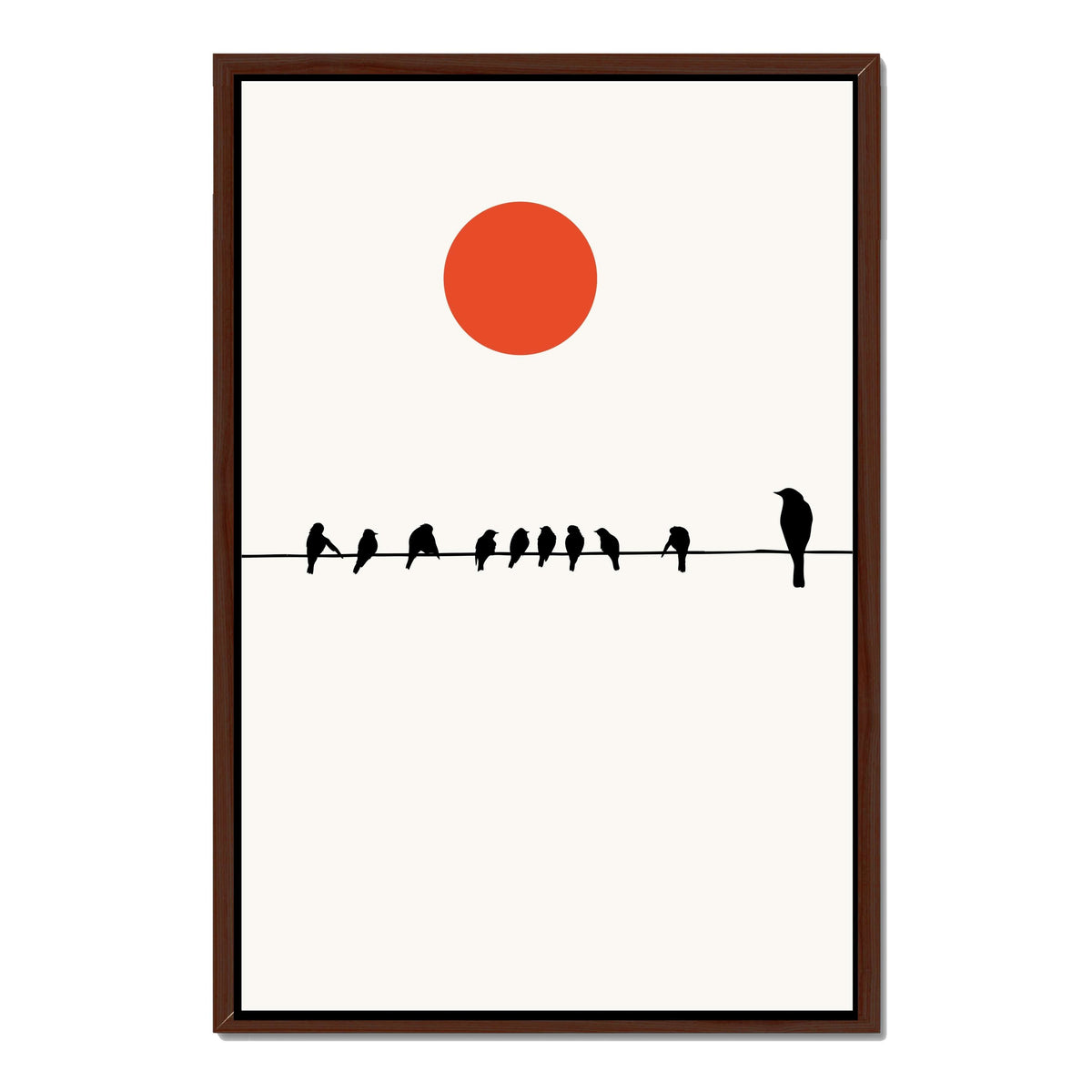 Alderwood Curve Bird Canvas Wall Art — gallery image 27