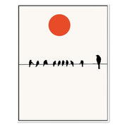 Alderwood Curve Bird Canvas Wall Art — gallery image 45