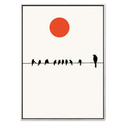 Alderwood Curve Bird Canvas Wall Art — gallery image 41