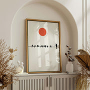 Alderwood Curve Bird Canvas Wall Art — gallery image 3