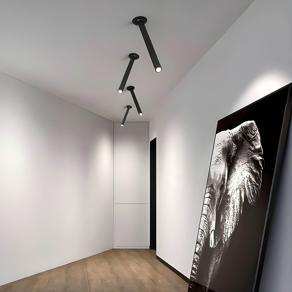 Marlow Loop Aluminum Ceiling Light — gallery image 2