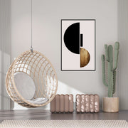 Brier Loop Geometric Canvas Wall Art — gallery image 2