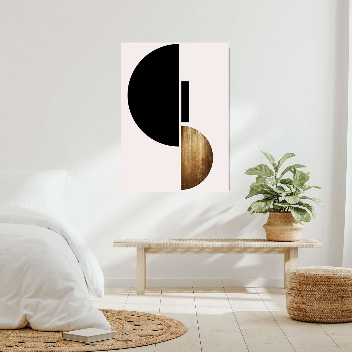 Brier Loop Geometric Canvas Wall Art — gallery image 9