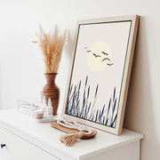 Cranford Curve Bird Canvas Wall Art — gallery image 3